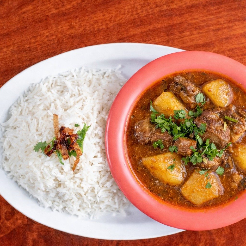 Aloo Gosht.