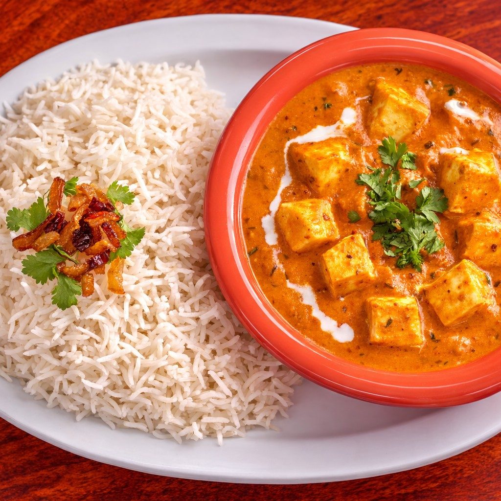 Paneer Tikka Masala.